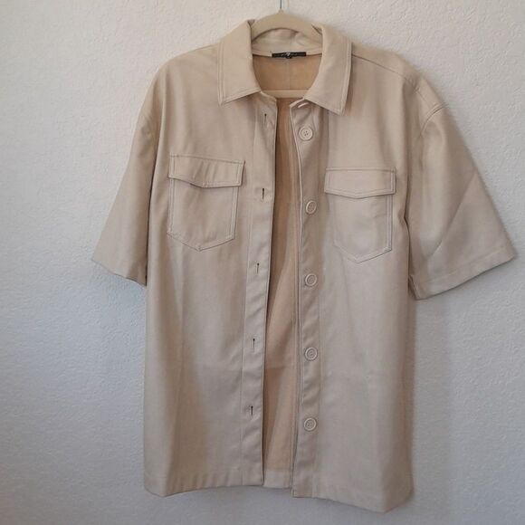 7 for all Mankind, Faux leather, Shacket - Picture 12 of 12